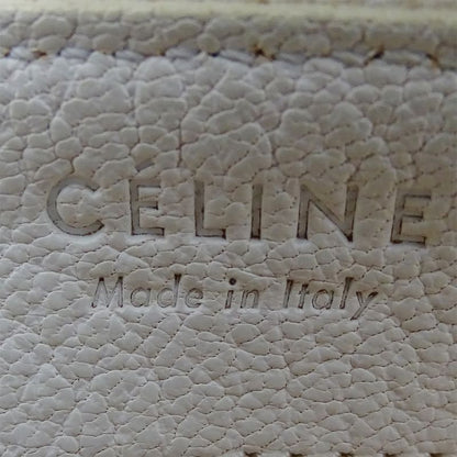 CELINE Bag Ladies Brand Shoulder Bag Trio Large Leather White Cream Going Out