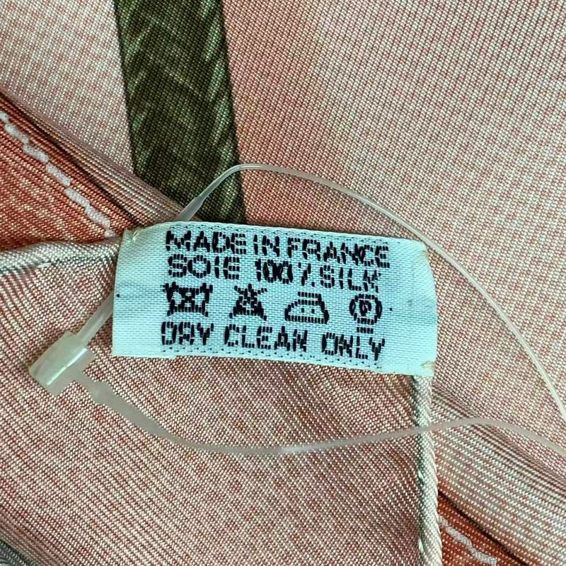 HERMES Carre 90 100% Silk Scarf Projets Carres Planning Power Pink Box Included