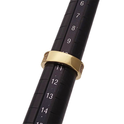 FENDI Ring Women's Brand Ring F's Rhinestone Gold S Approx 10.5 Stylish Box