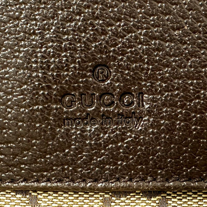 GUCCI Bag Men's Brand Body Bag Waist Bag GG Canvas Beige Brown 28566 Fashionable