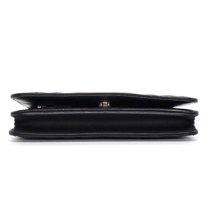 CHANEL Shoulder Bag Chevron Chain Wallet A70230 Made In 2018 V Stitch Black