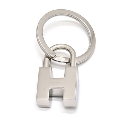 HERMES Key Holder Quiz-rainbow- Cadena Key-ring Charm Lacquer-metal Metallic