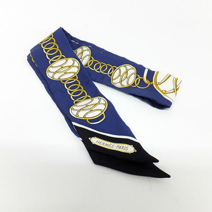 HERMES Twilly Navy Lift Profile Twilly Marine Noir Gold Lift Profile