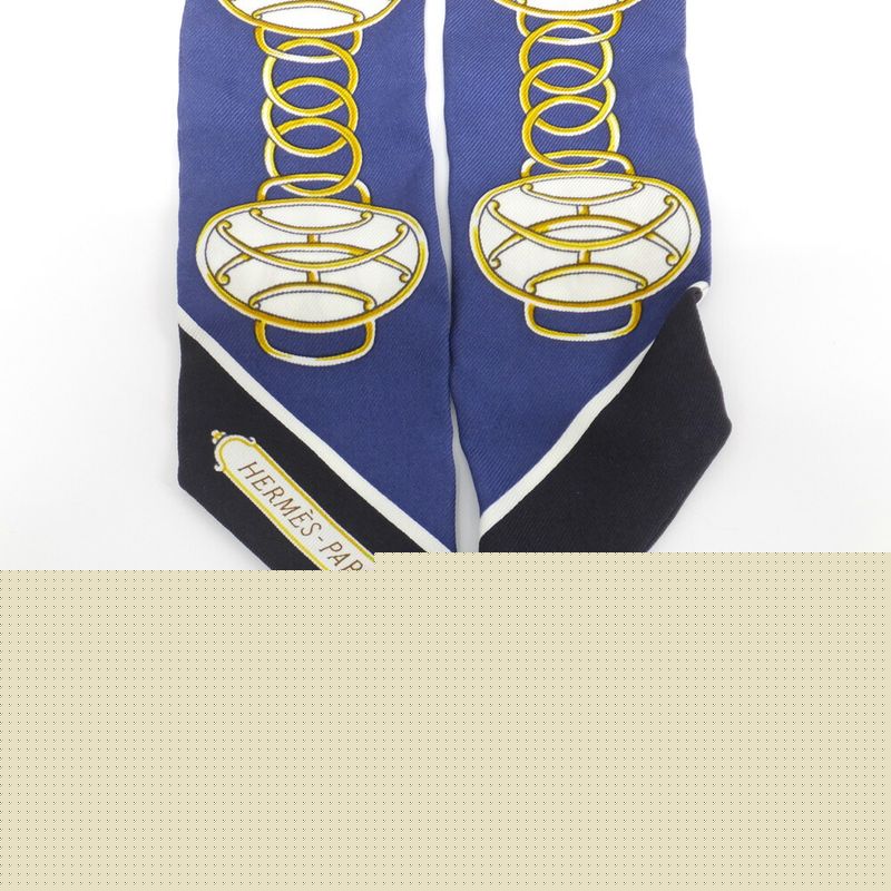 HERMES Twilly Navy Lift Profile Twilly Marine Noir Gold Lift Profile