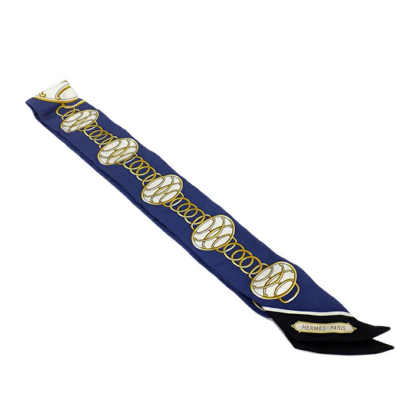 HERMES Twilly Navy Lift Profile Twilly Marine Noir Gold Lift Profile