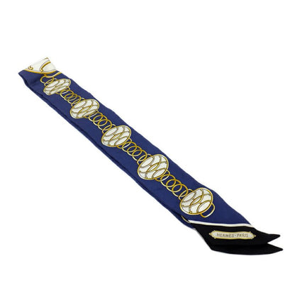 HERMES Twilly Navy Lift Profile Twilly Marine Noir Gold Lift Profile