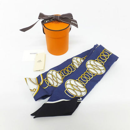 HERMES Twilly Navy Lift Profile Twilly Marine Noir Gold Lift Profile