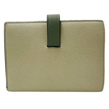 LOEWE Wallet Women's Brand Trifold Wallet Soft Grain Cuff Vertical Wallet Small