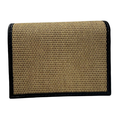 GUCCI Wallet Women's Men's Brand Horsebit Bifold Wallet Leather Navy - 621887