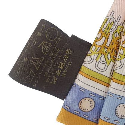 Louis Vuitton Scarf Women's Brand Silk Band - Monogram Map Pink M75208 Gradient