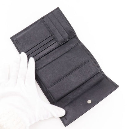 PRADA M510a Sapphire NERO Black Women's Bifold Wallet