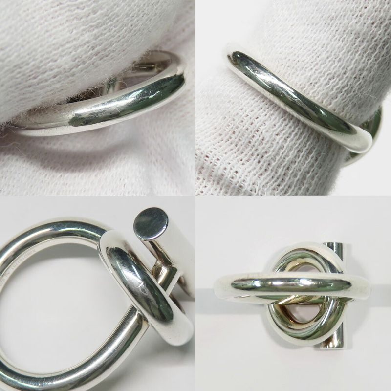 HERMES Ring Echape MM 50 Ag925 SV Silver - Manufactured In 2023