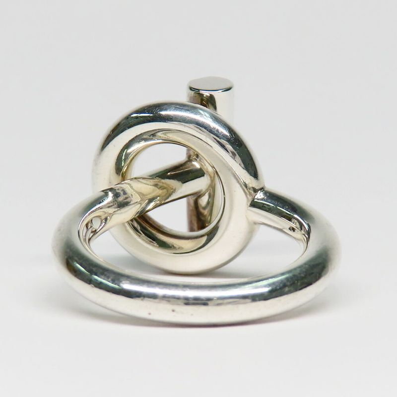 HERMES Ring Echape MM 50 Ag925 SV Silver - Manufactured In 2023