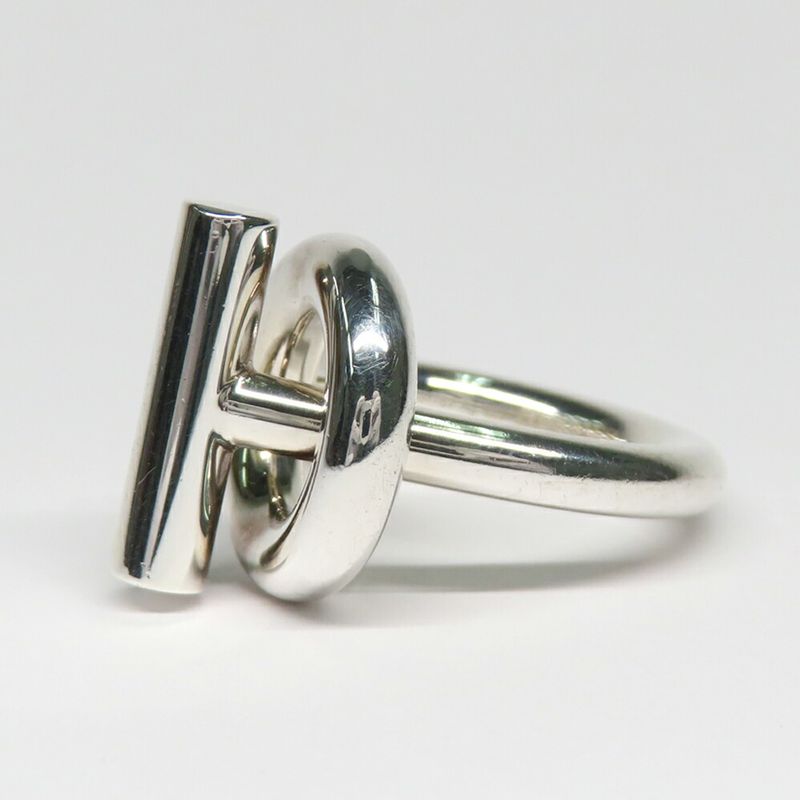 HERMES Ring Echape MM 50 Ag925 SV Silver - Manufactured In 2023