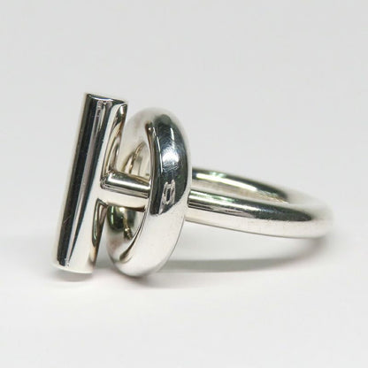 HERMES Ring Echape MM 50 Ag925 SV Silver - Manufactured In 2023