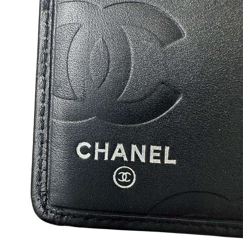 CHANEL Notebook Cabas - Cambon Women's Brand Cuff Black Coco Mark Logo Notebook