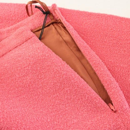 GUCCI Tweed Trapezoid Skirt Mini 38 Pink 631492 KH