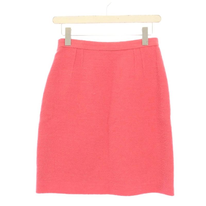 GUCCI Tweed Trapezoid Skirt Mini 38 Pink 631492 KH