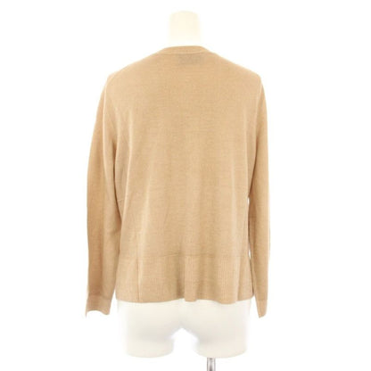 PRADA 20 Year Knit Cardigan Long Sleeve Silk Blend 40 Beige P25h57 KH