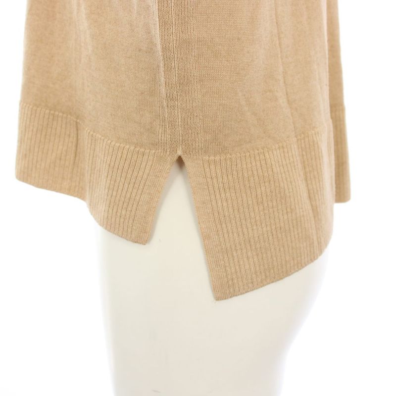 PRADA 20 Year Knit Cardigan Long Sleeve Silk Blend 40 Beige P25h57 KH