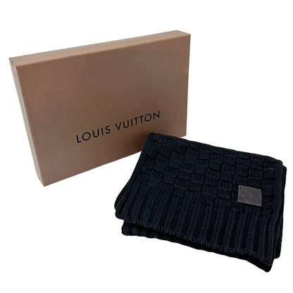 Louis Vuitton Muffler - Men's Brand Shawl Echarpe Helsinki Cashmere Black