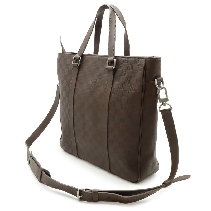 Louis Vuitton Damier Infini Tadao PM Tote Bag Business Bag 2WAY Shoulder Bag