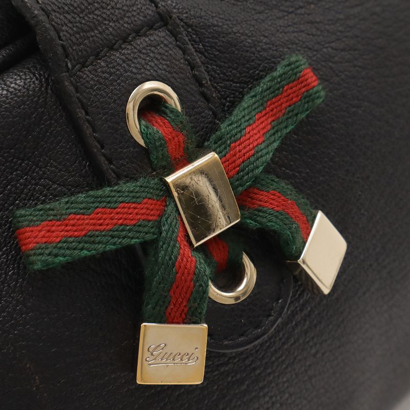 GUCCI Prince Ribbon Sherry Line Shoulder Bag Semi-shoulder Mini Boston Bag