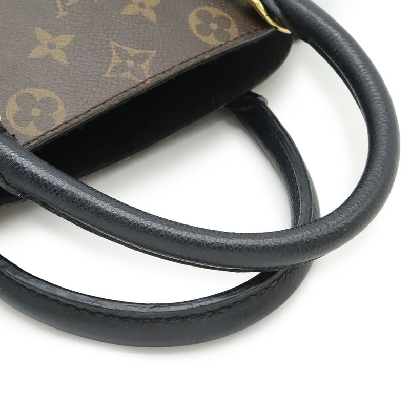 Louis Vuitton Monogram Alma Bag Into Bag Handbag 2WAY Shoulder Bag Noir Black
