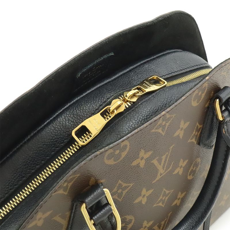 Louis Vuitton Monogram Alma Bag Into Bag Handbag 2WAY Shoulder Bag Noir Black