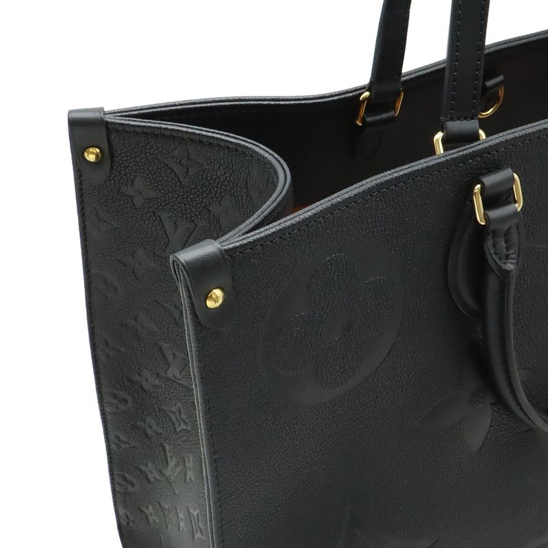 Louis Vuitton Monogram Empreinte On The Go GM Tote Bag Large Shoulder Bag 2WAY