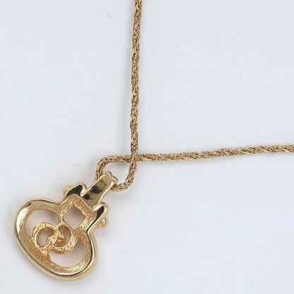 Christian DIOR CD Gold Plated Ladies 4.3g Necklace