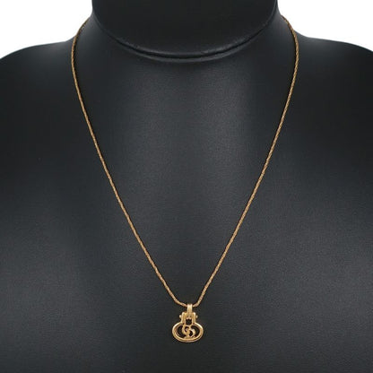 Christian DIOR CD Gold Plated Ladies 4.3g Necklace