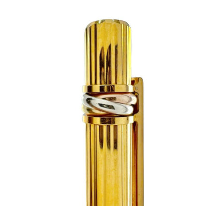 Cartier Must De Cartier Striped Pattern Twist Ballpoint Pen Case