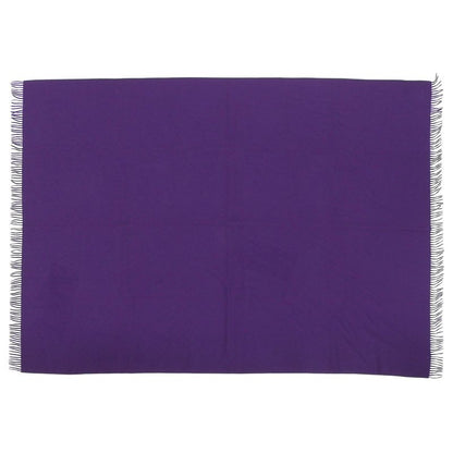 HERMES 100% Cashmere Italian Fabric Embroidered Logo Extra Large
