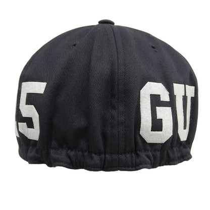 GUCCI 751400 100% Cotton Baseball Cap Hat Applique Black M 58cm