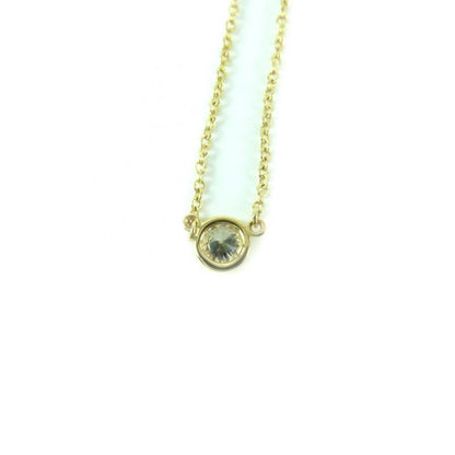 Tiffany & Co Tiffany & Co Elsa Peretti 750 Visor Yard 1P Diamond Necklace