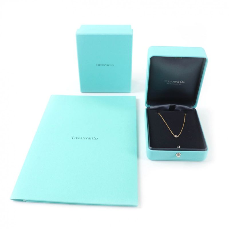 Tiffany & Co Tiffany & Co Elsa Peretti 750 Visor Yard 1P Diamond Necklace