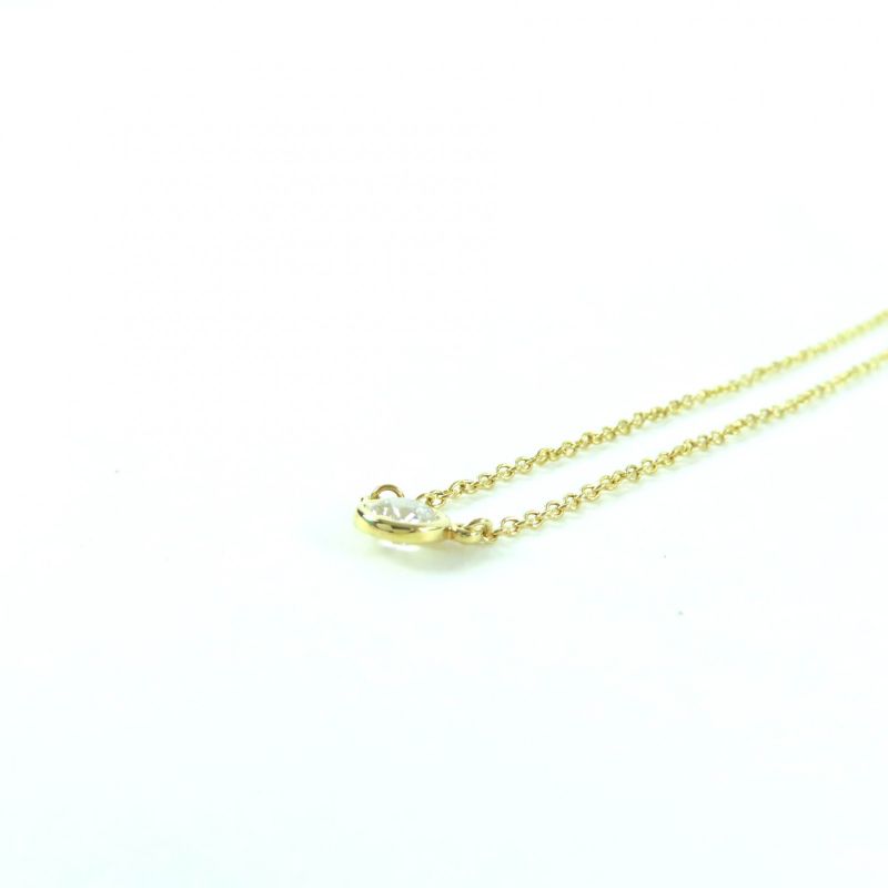 Tiffany & Co Tiffany & Co Elsa Peretti 750 Visor Yard 1P Diamond Necklace