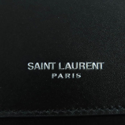 Saint Laurent Paris 802728 Leather Shoulder Pouch Bag Black Bag