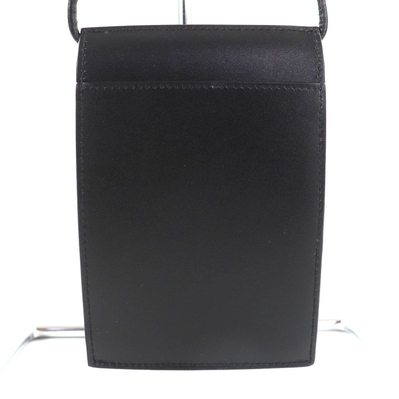 Saint Laurent Paris 802728 Leather Shoulder Pouch Bag Black Bag