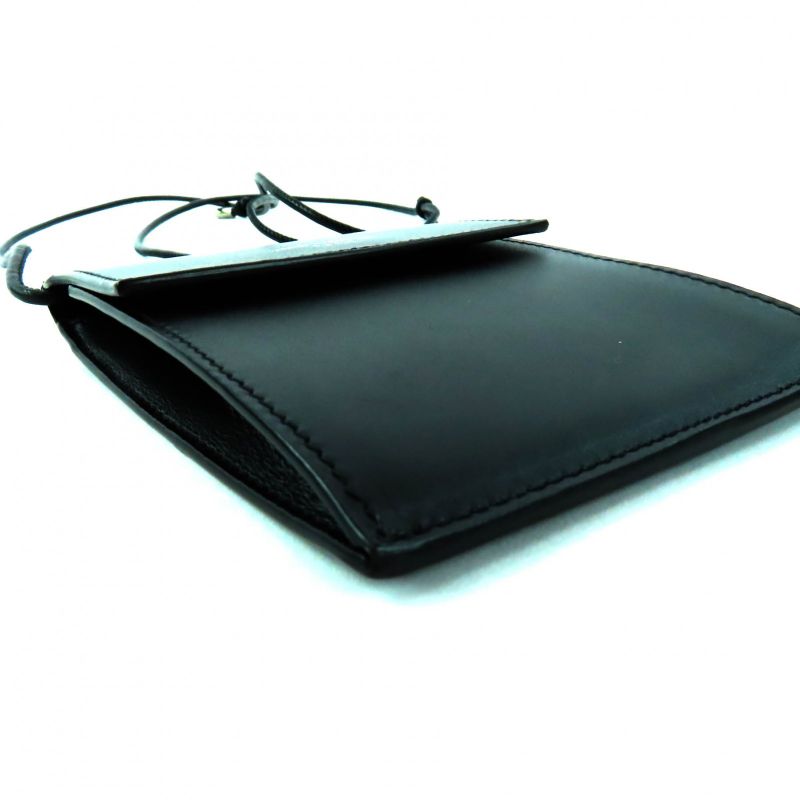Saint Laurent Paris 802728 Leather Shoulder Pouch Bag Black Bag