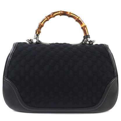 GUCCI 240241 Leather Microshima Nu-banbu- 2WAY Handbag Chain Shoulder Bag