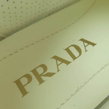 PRADA 1e152o Logo Lace-up Suede Leather Low Cut Sneakers Brown 38 Made