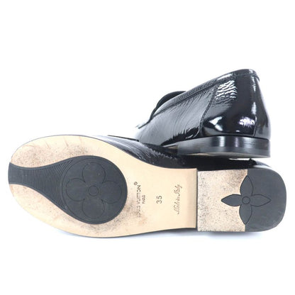 Louis Vuitton 1acyyl Soho Line LV Circle Logo Patent Leather Loafer Black 35