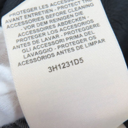 HERMES 23AW 3h1231d5 Sheep Leather Cashmere Knit Switching Reversible ZIP UP