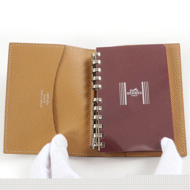 HERMES Agenda PM Verso Vo-epson Alzan Biscuit Notebook Z Stamped