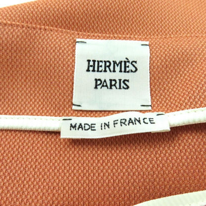 HERMES 21AW Silk Blend Silver Hardware Meddle Button Knee Length Tight Skirt