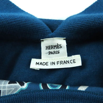 HERMES 2e2805d6 Cliquetis Finesse Silk Cashmere Blend Twill Laine Short Sleeve