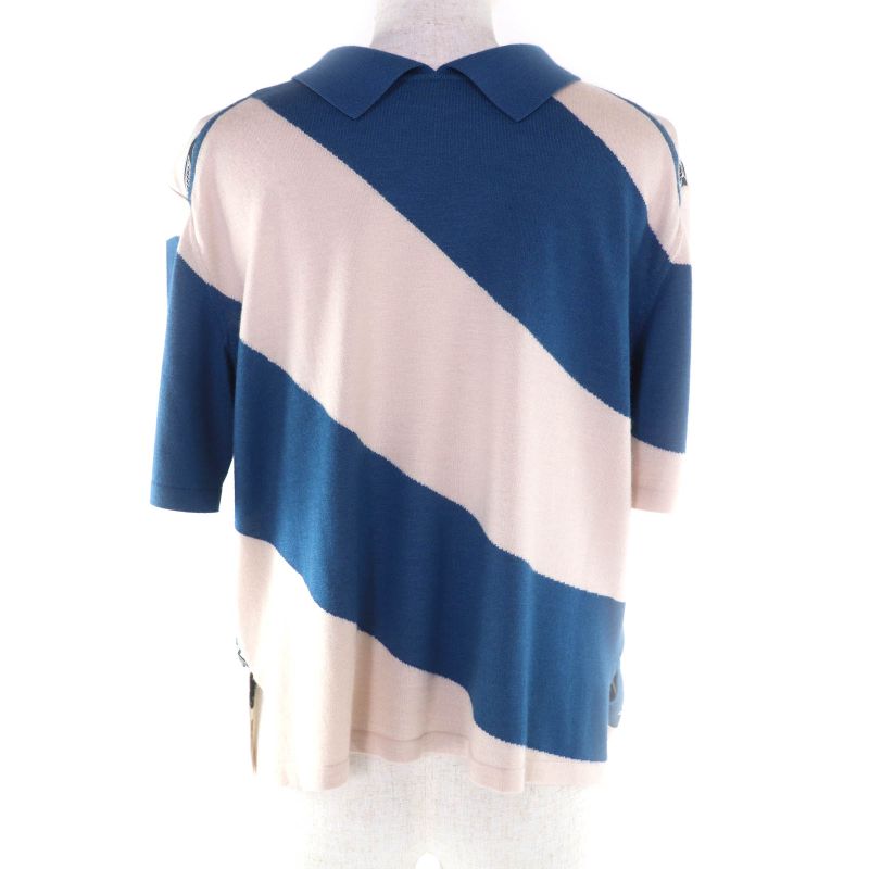 HERMES 2e2805d6 Cliquetis Finesse Silk Cashmere Blend Twill Laine Short Sleeve