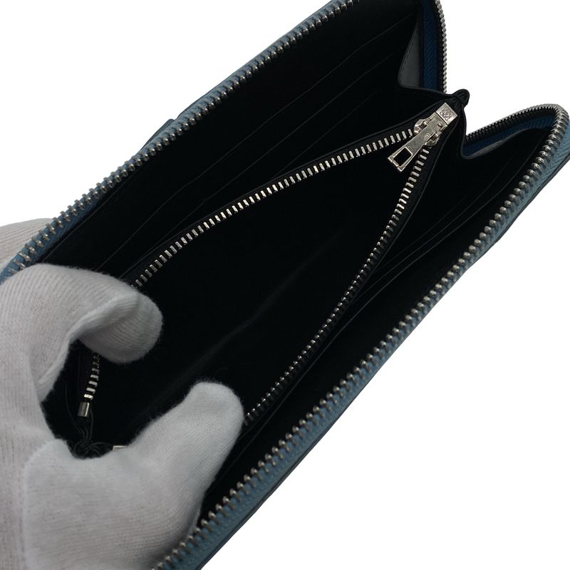 LOEWE Round Zip Puzzle Wallet Mixed Color